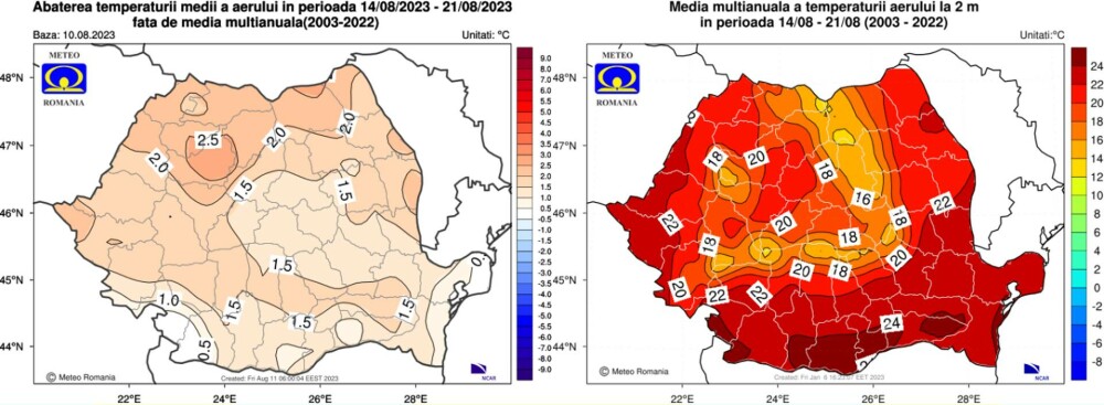 Prognoza meteo pentru următoarele patru săptămâni. Cum va fi vremea la începutul lunii septembrie - Imaginea 2