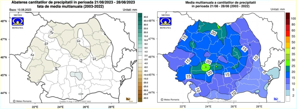 Prognoza meteo pentru următoarele patru săptămâni. Cum va fi vremea la începutul lunii septembrie - Imaginea 5