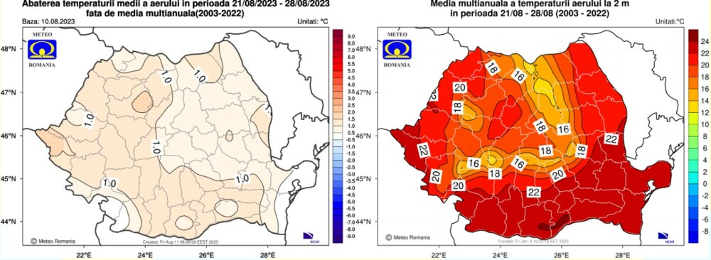 Prognoza meteo pentru următoarele patru săptămâni. Cum va fi vremea la începutul lunii septembrie - Imaginea 4