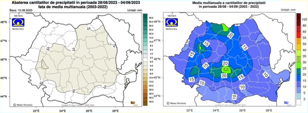 Prognoza meteo pentru următoarele patru săptămâni. Cum va fi vremea la începutul lunii septembrie - Imaginea 7