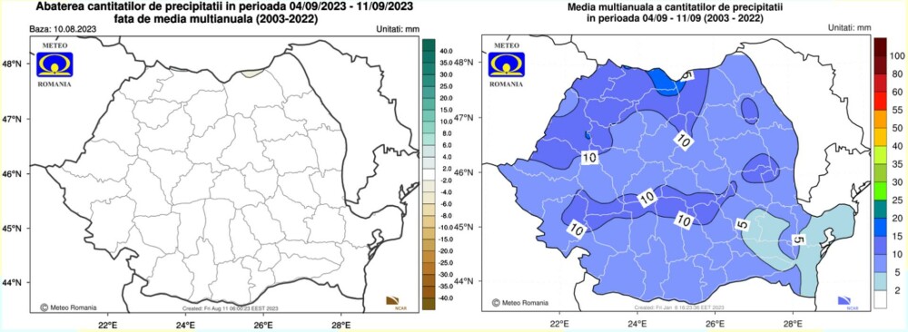 Prognoza meteo pentru următoarele patru săptămâni. Cum va fi vremea la începutul lunii septembrie - Imaginea 9