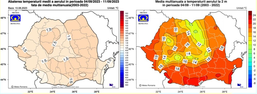 Prognoza meteo pentru următoarele patru săptămâni. Cum va fi vremea la începutul lunii septembrie - Imaginea 8