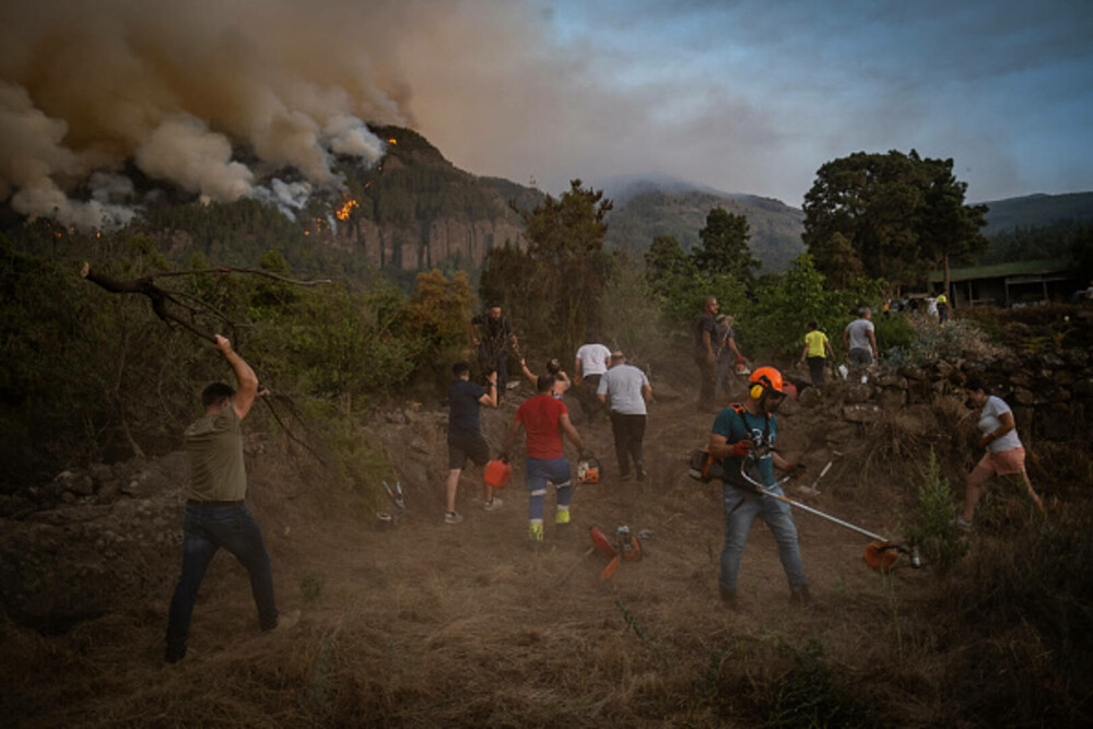 Tenerife este afectată de cele mai grave incendii din ultimii 40 de ani. „Cred că focurile au fost puse intenţionat” - Imaginea 6