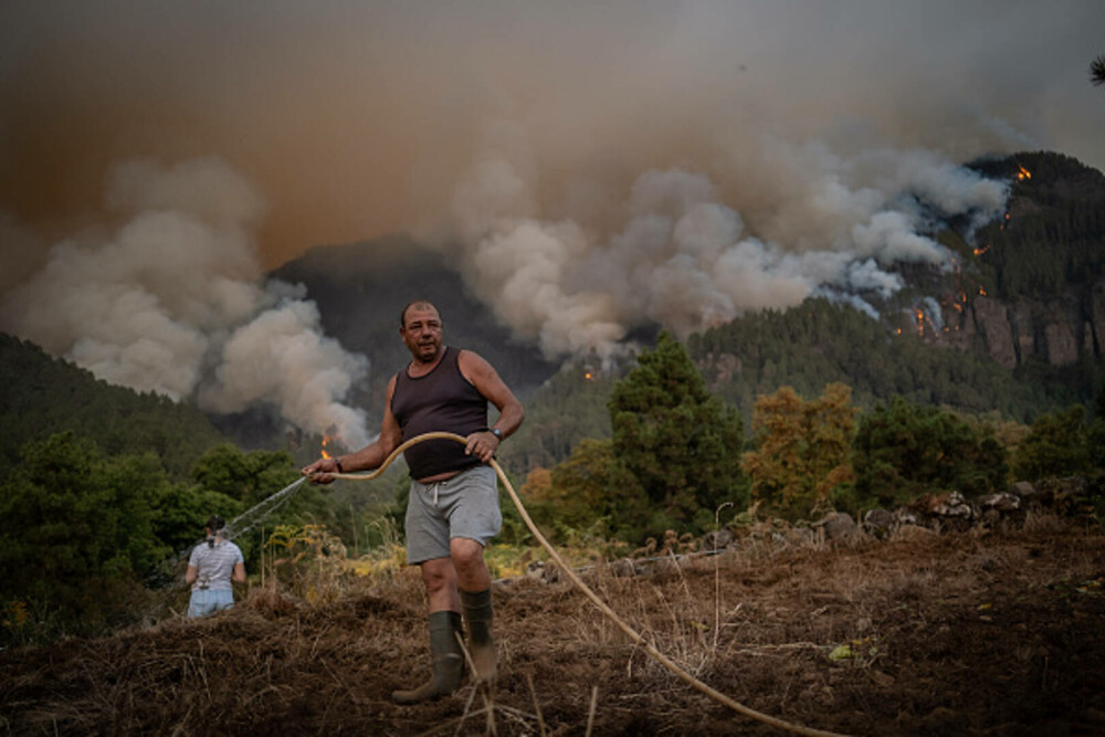 Tenerife este afectată de cele mai grave incendii din ultimii 40 de ani. „Cred că focurile au fost puse intenţionat” - Imaginea 8