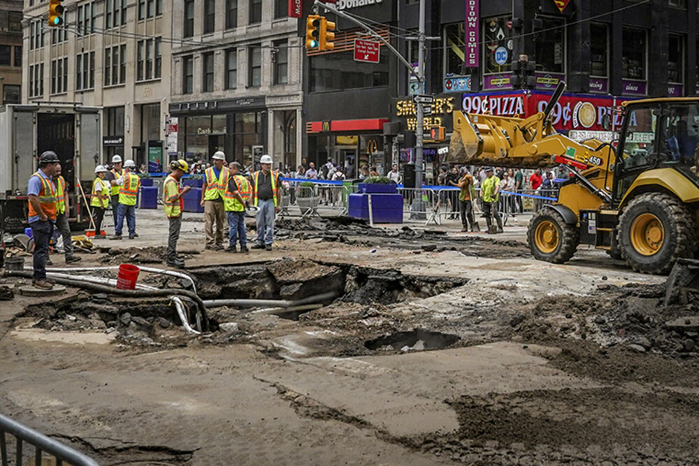 Inundație de proporții la o importantă stație de metrou din New York. FOTO & VIDEO - Imaginea 4