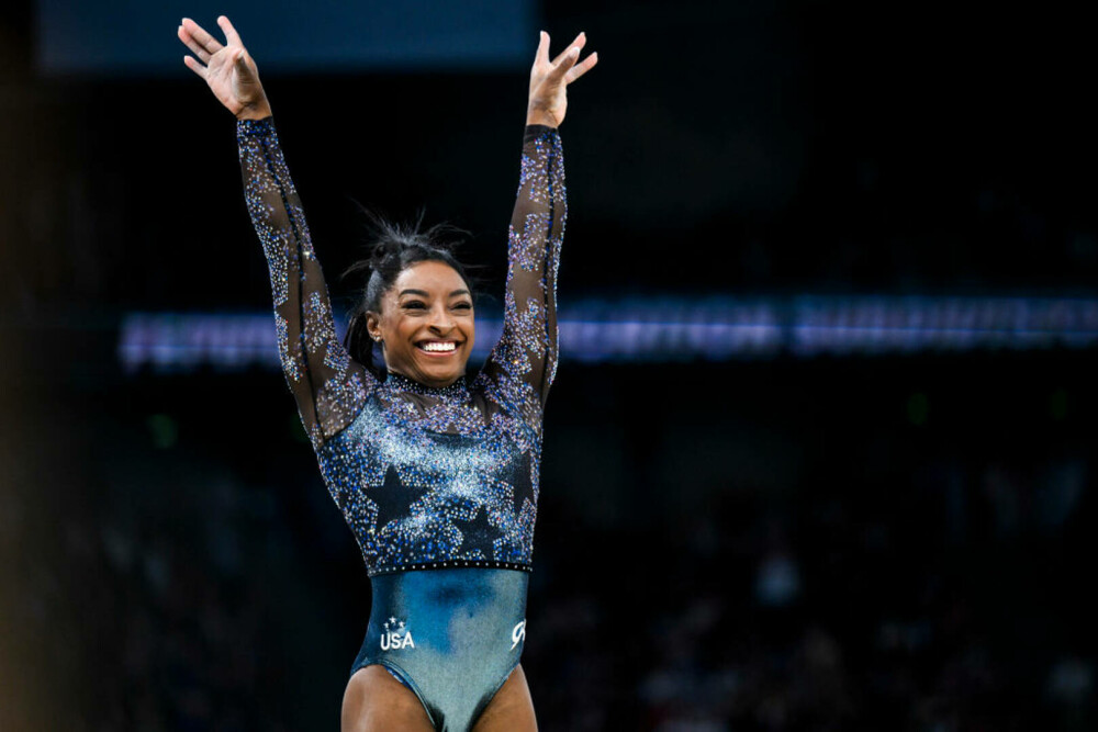 Gimnasta Simone Biles a luat aurul la individual-compus la Jocurile Olimpice. Pe ce loc sunt reprezentantele României - Imaginea 1