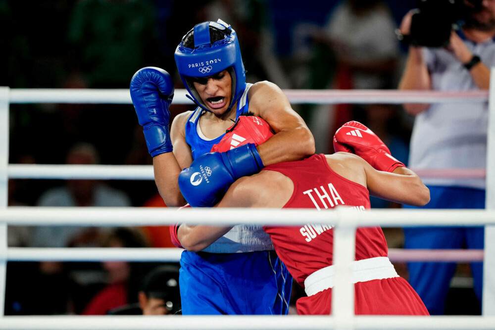 Controversata Imane Khelif se luptă pentru aurul olimpic după ce și-a învins adversara în semifinală | Video - Imaginea 6