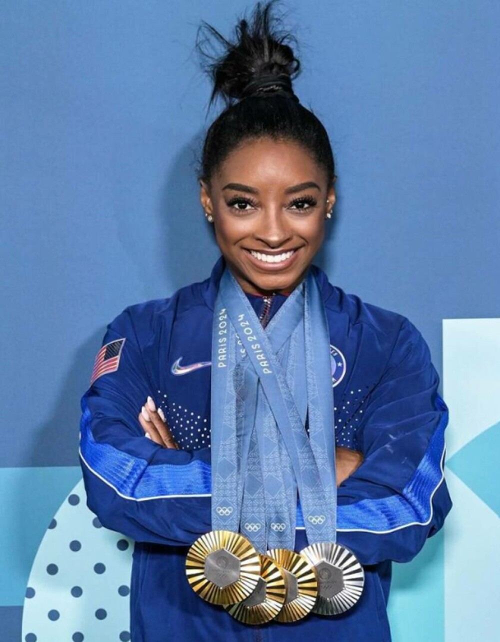 Simone Biles, aşa cum nu am mai văzut-o. Cum a apărut gimnasta pe rețelele sociale după ce s-a întors de la JO 2024. FOTO - Imaginea 12