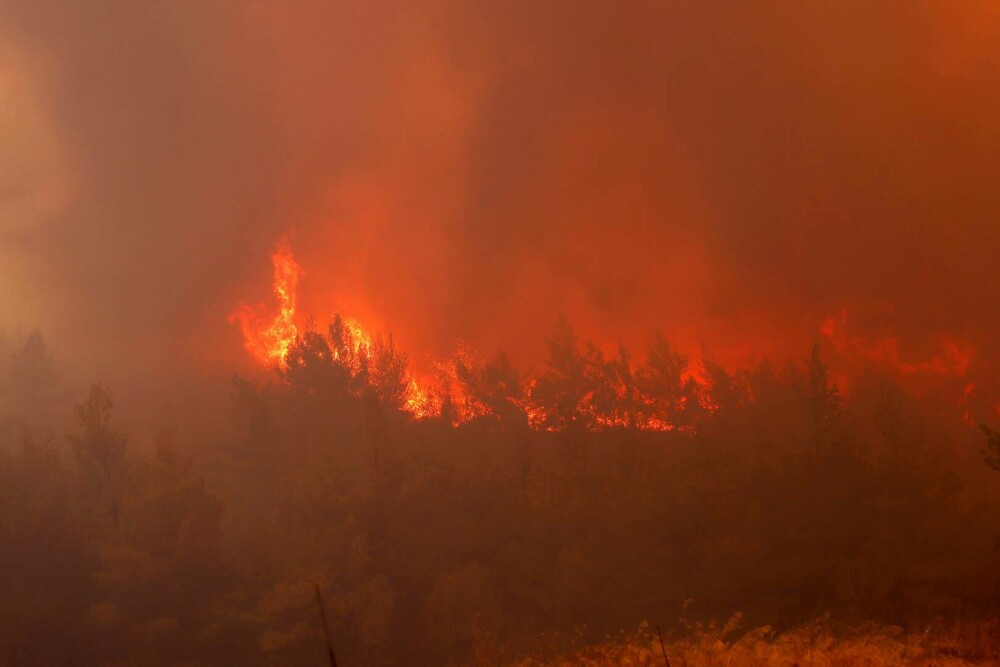 Imagini dramatice cu infernul din Grecia. Incendiile de vegetație sunt vizibile din spaţiu | GALERIE FOTO - Imaginea 3