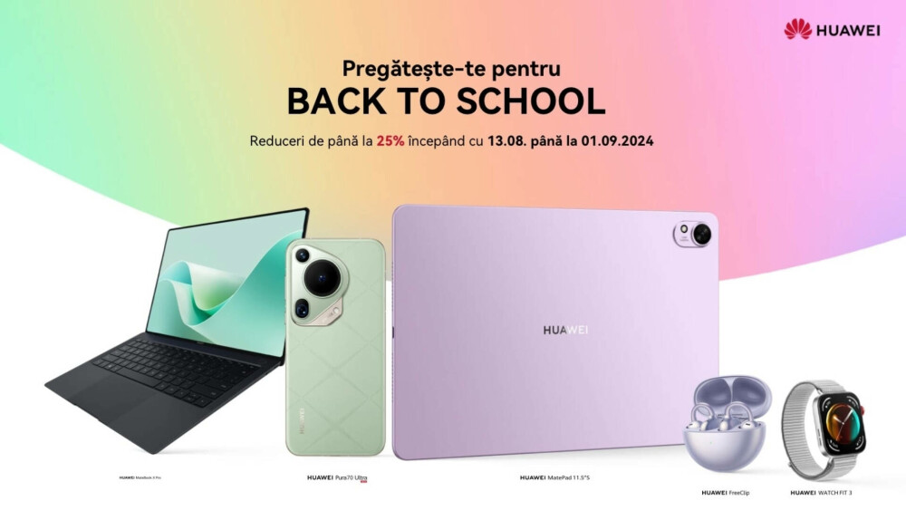 (P) Ești student? Nu rata reducerile de 30% HUAWEI Back To School 2024 - Imaginea 5