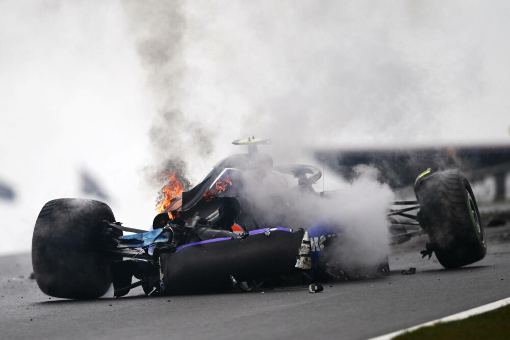 F1: Accident grav într-o sesiune de antrenament din Marele Premiu al Ţărilor de Jos. O mașină a luat foc | Video - Imaginea 4