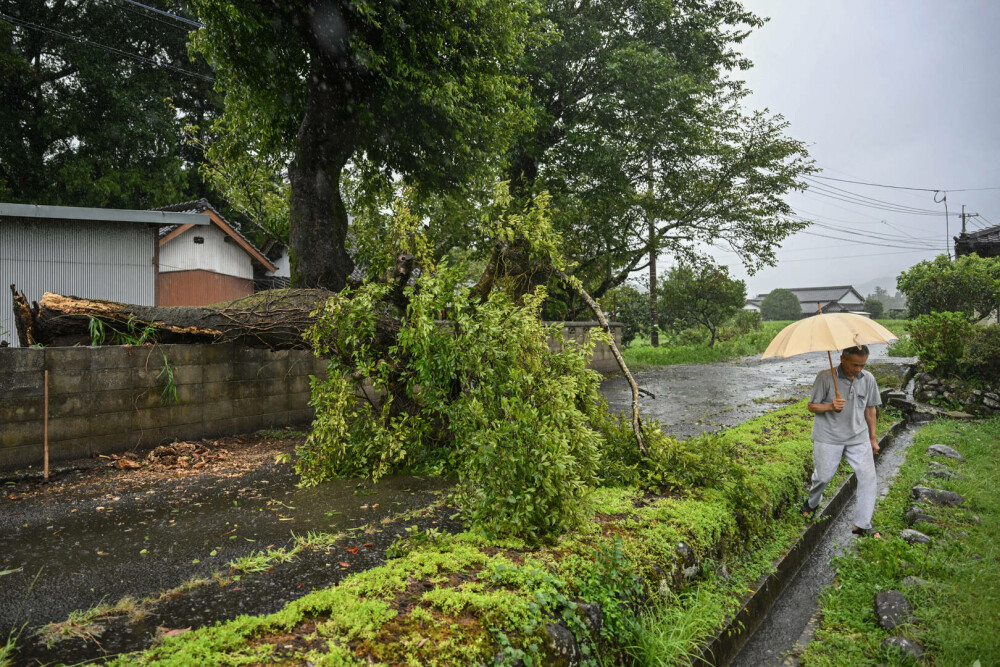 Daune în Japonia, după taifunul Shanshan. Cel puțin cinci persoane au murit şi milioane sunt evacuate | VIDEO & GALERIE FOTO - Imaginea 1