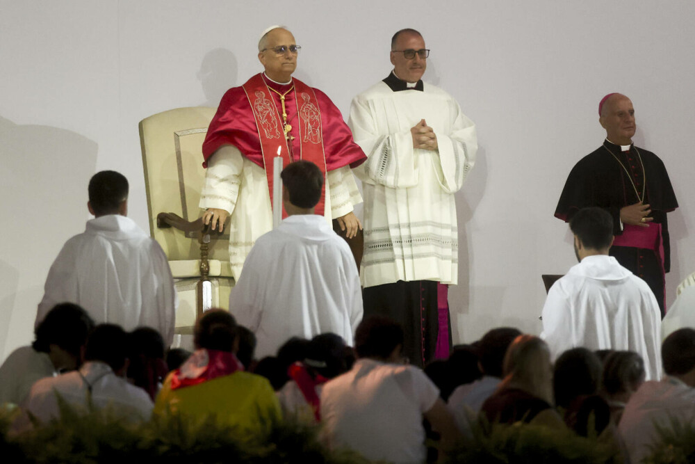 Papa Leon al XVI-lea, la primul său mare eveniment: ”Suntem alături de tinerii din Gaza, de tinerii din Ucraina” - Imaginea 1