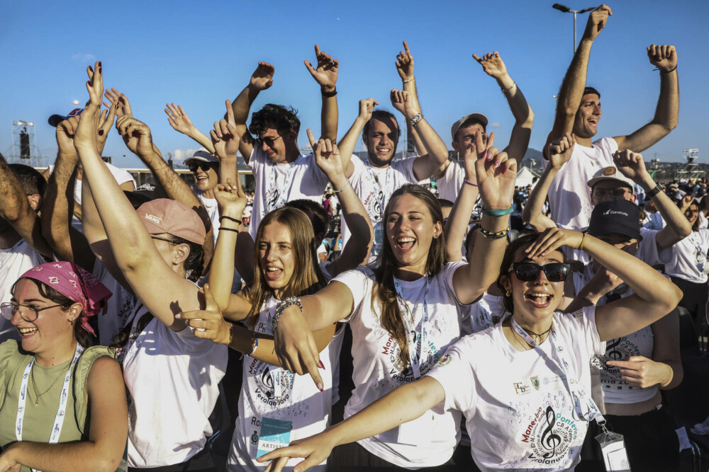 Papa Leon al XVI-lea, la primul său mare eveniment: ”Suntem alături de tinerii din Gaza, de tinerii din Ucraina” - Imaginea 2