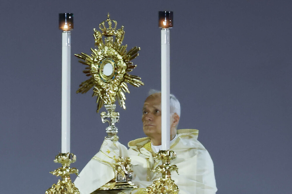 Papa Leon al XVI-lea, la primul său mare eveniment: ”Suntem alături de tinerii din Gaza, de tinerii din Ucraina” - Imaginea 10