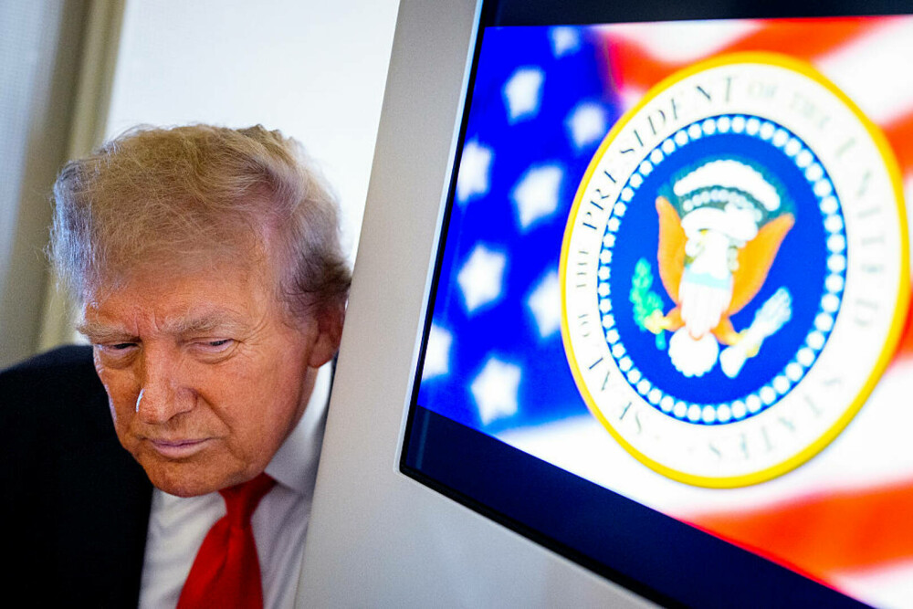 GALERIE FOTO. Cum l-a așteptat Donald Trump cu covorul roșu pe Vladimir Putin, acuzat de crime de război - Imaginea 33