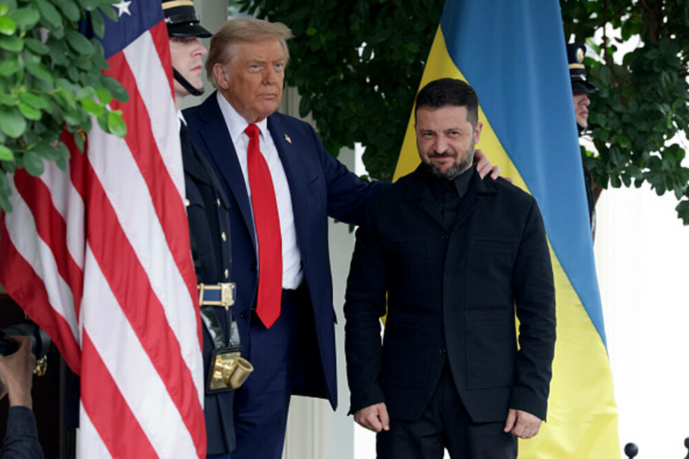 Trump, față în față cu Zelenski și liderii UE, la Casa Albă. „Pregătiri pentru o întâlnire între Putin și Zelenski”. VIDEO - Imaginea 1