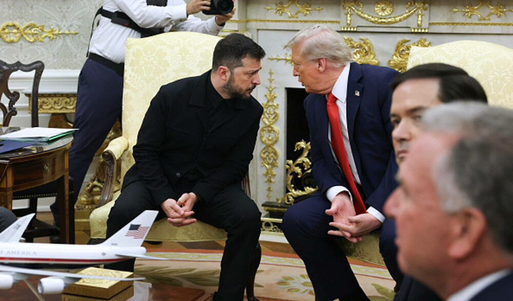 Trump, față în față cu Zelenski și liderii UE, la Casa Albă. „Pregătiri pentru o întâlnire între Putin și Zelenski”. VIDEO - Imaginea 4