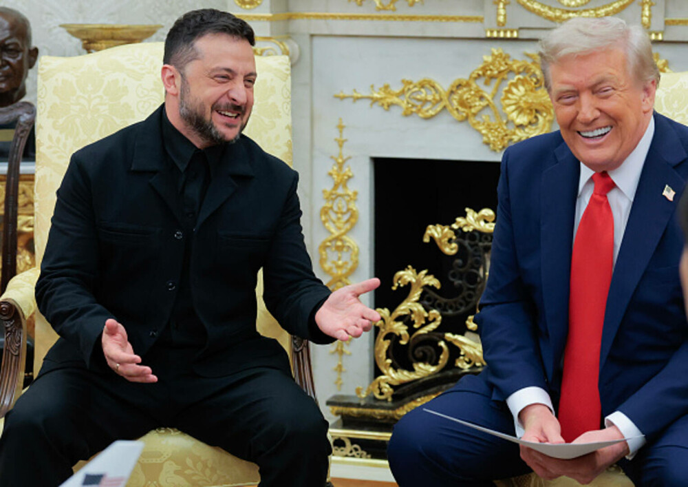 Trump, față în față cu Zelenski și liderii UE, la Casa Albă. „Pregătiri pentru o întâlnire între Putin și Zelenski”. VIDEO - Imaginea 6