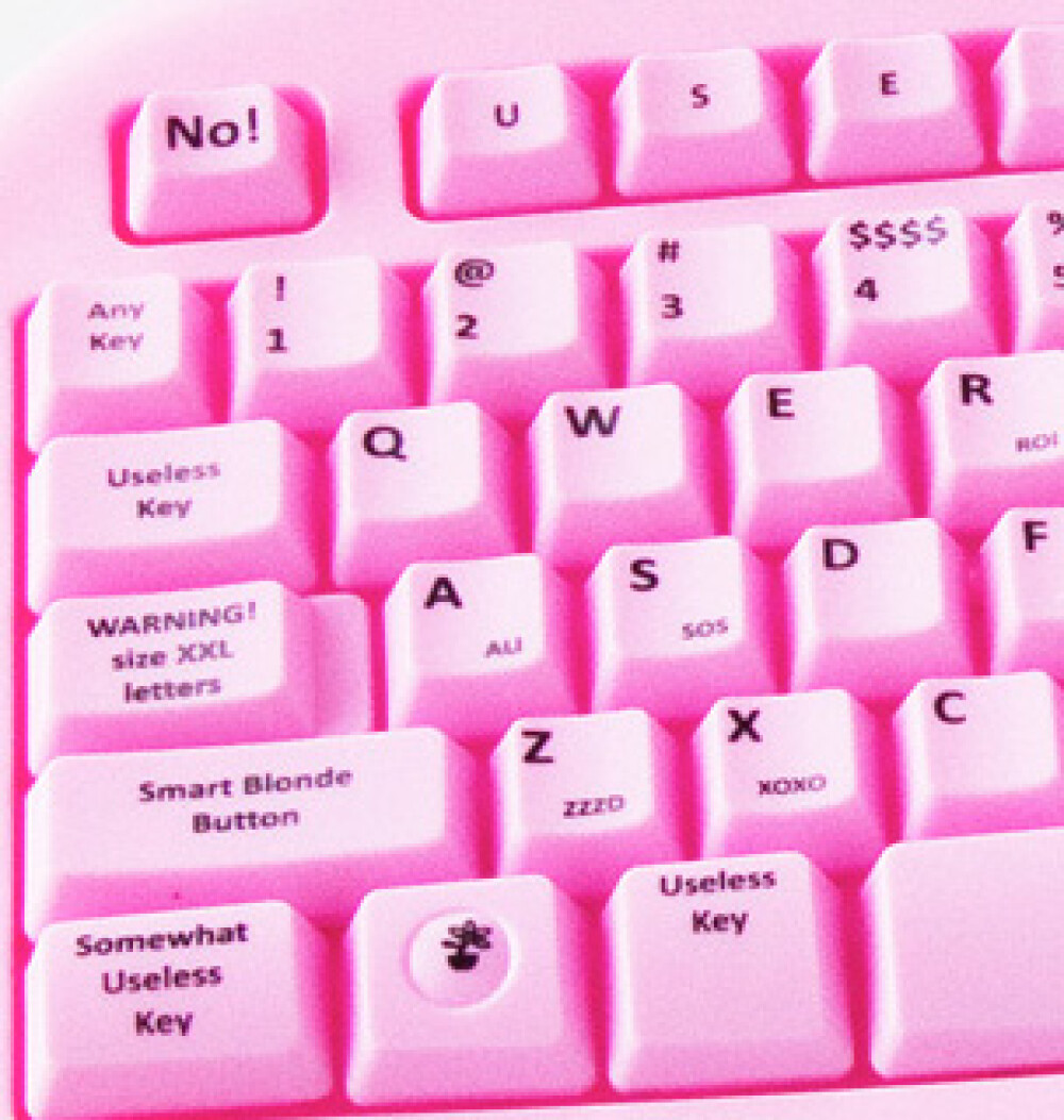 Ultima fita! Tastatura roz pentru calculator! - Imaginea 2
