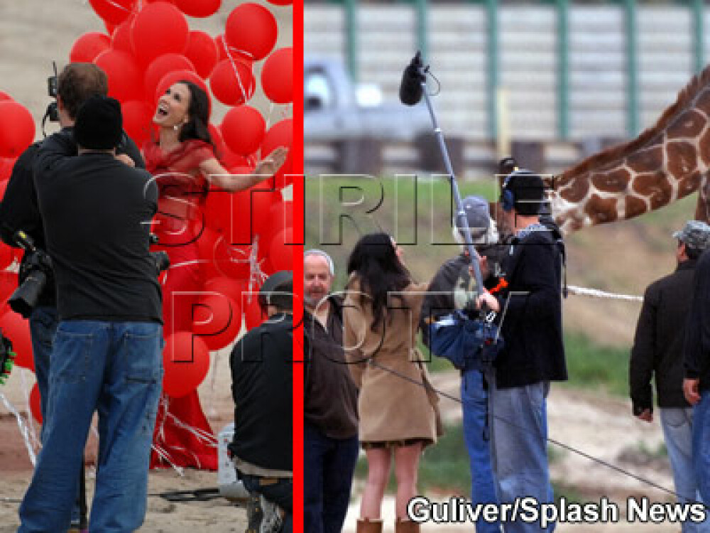 Demi Moore prefera baloanele rosii si girafele - Imaginea 1