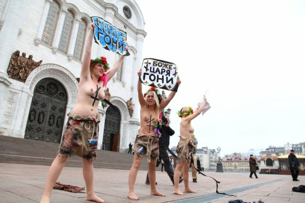 Rapite, batute si abandonate dezbracate in padure. Trei membre ale FEMEN acuza KGB-ul din Belarus - Imaginea 3