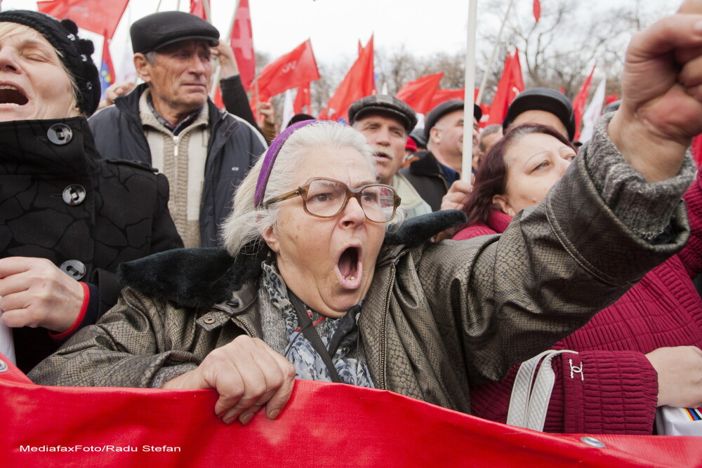 Miting de amploare al Partidului Comunist la Chisinau impotriva Guvernului: peste 15.000 de oameni - Imaginea 2