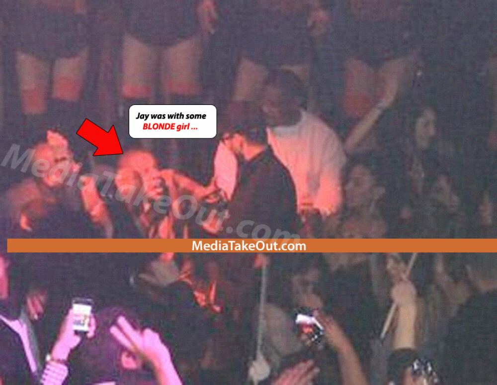 Jay-Z, prins cu o blonda intr-un club din Las Vegas. Beyonce era la hotel. GALERIE FOTO - Imaginea 1