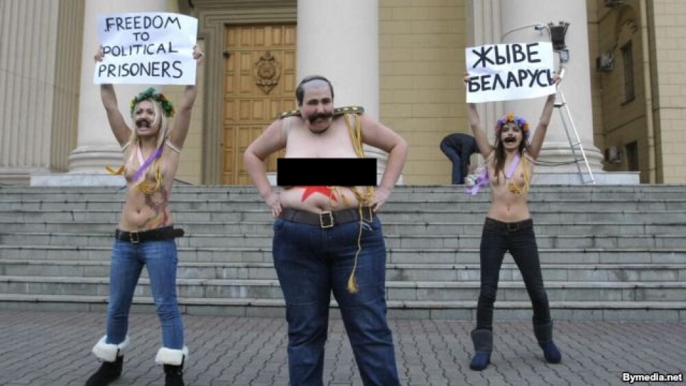 Rapite, batute si abandonate dezbracate in padure. Trei membre ale FEMEN acuza KGB-ul din Belarus - Imaginea 2
