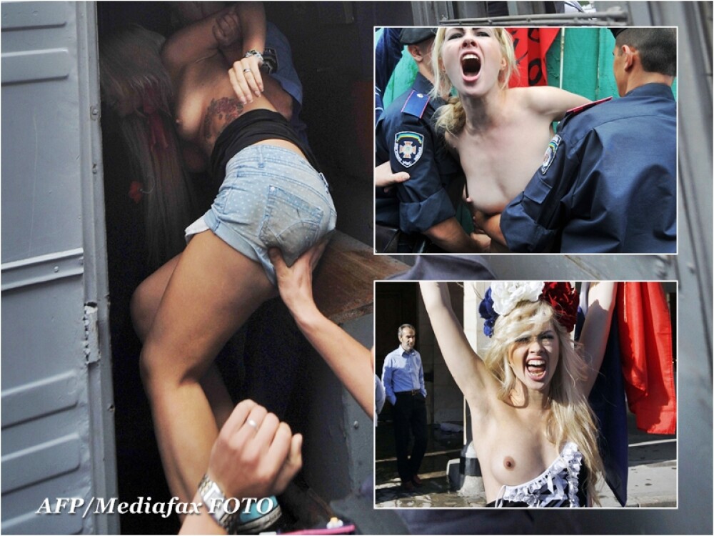 Rapite, batute si abandonate dezbracate in padure. Trei membre ale FEMEN acuza KGB-ul din Belarus - Imaginea 1