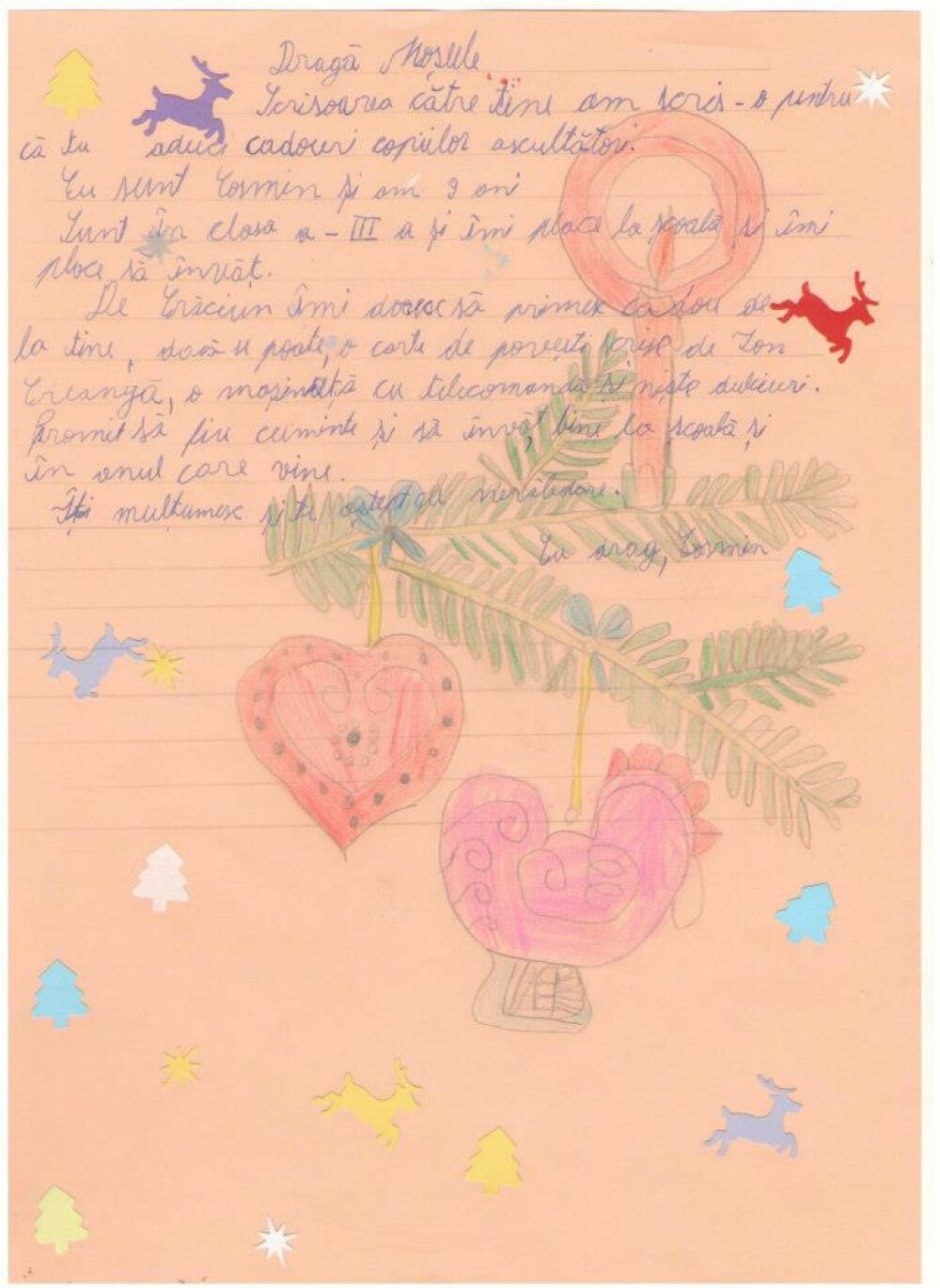 Scrisori sincere pentru Mos Craciun. Copiii sarmani si-au asternut dorintele pe hartie - Imaginea 5