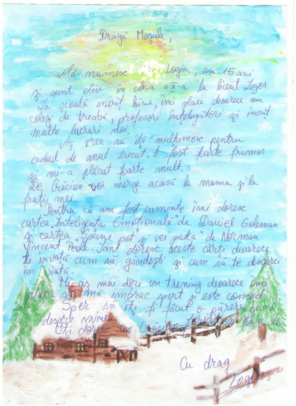 Scrisori sincere pentru Mos Craciun. Copiii sarmani si-au asternut dorintele pe hartie - Imaginea 7