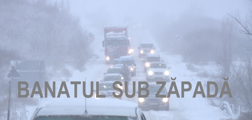 Blocaje in trafic, dupa prima ninsoare in Timisoara. Drumurile au fost acoperite de zapada. VIDEO - Imaginea 13