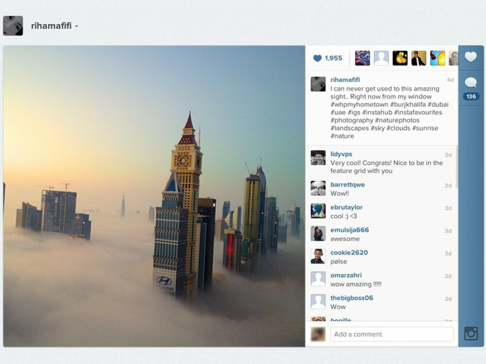 Furtuna din New York, in topul celor mai tari poze de pe Instagram din 2012 - Imaginea 1