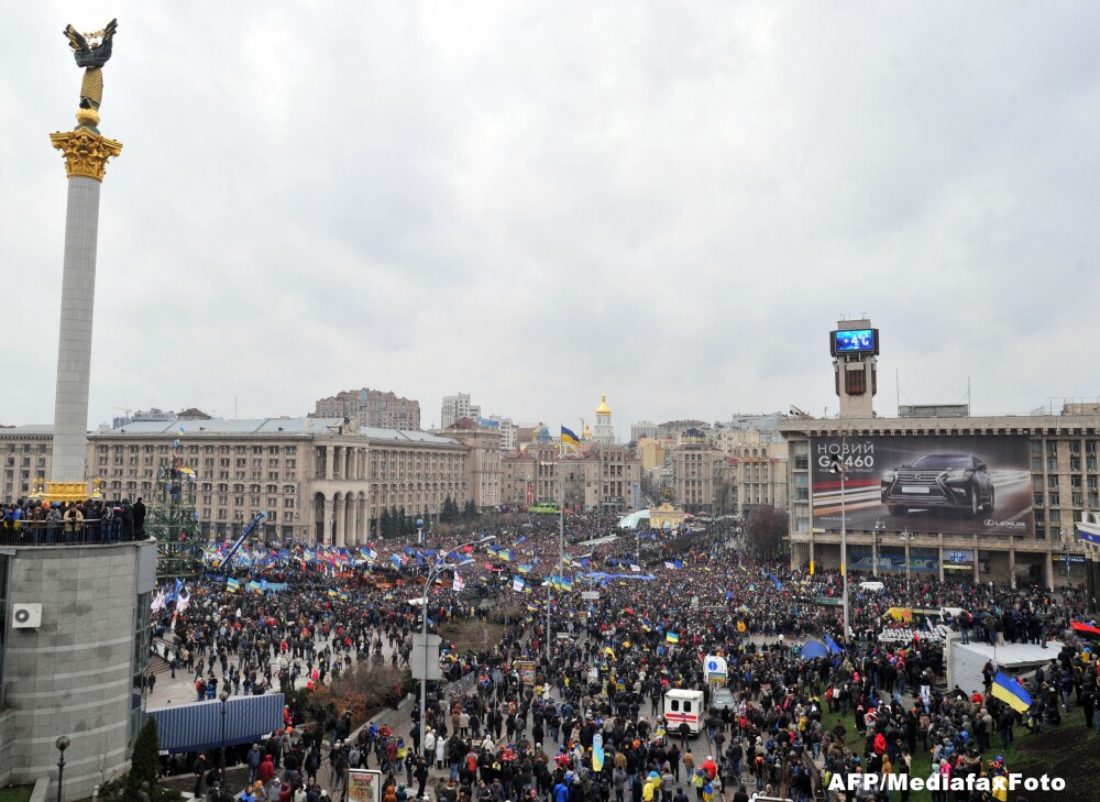 Motiunea de demitere a guvernului din Kiev a cazut, insa opozitia nu renunta la proteste - Imaginea 7
