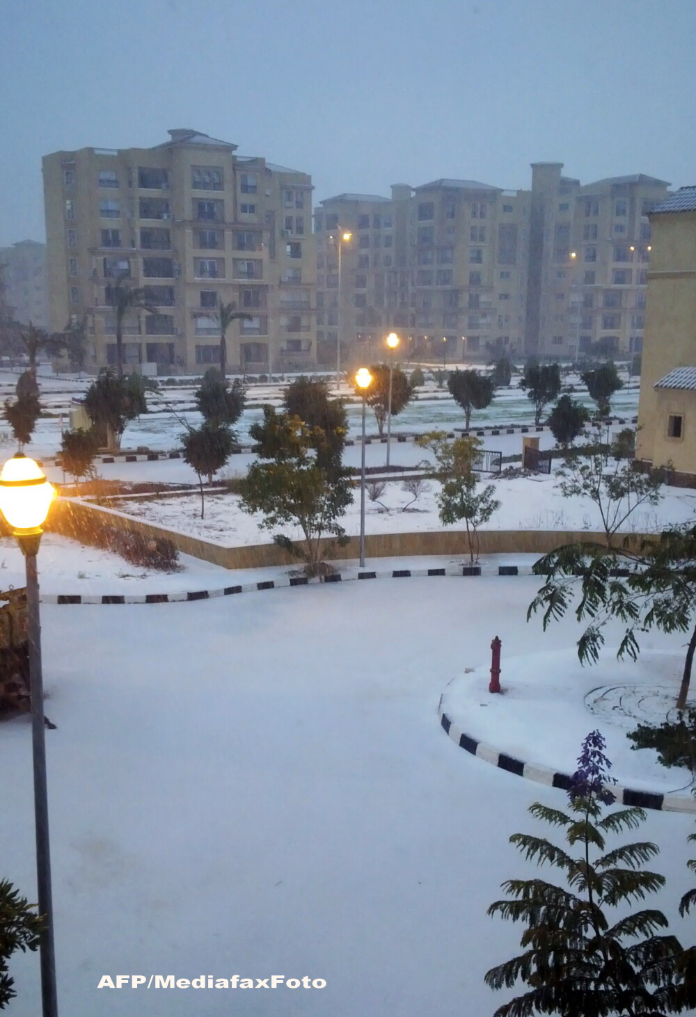 Zapada pe piramide. In Cairo a nins pentru prima data dupa mai mult de 100 de ani. FOTO si VIDEO - Imaginea 2