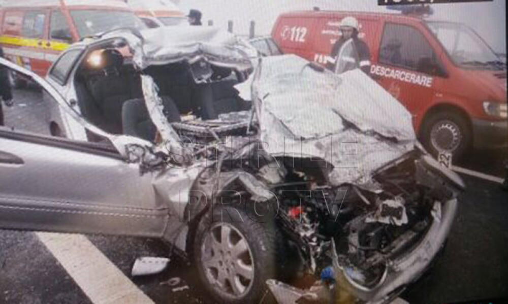 Primele masuri luate dupa accidentul cu 40 de masini de pe A1. Paula Seling a fost martora scenelor - Imaginea 13