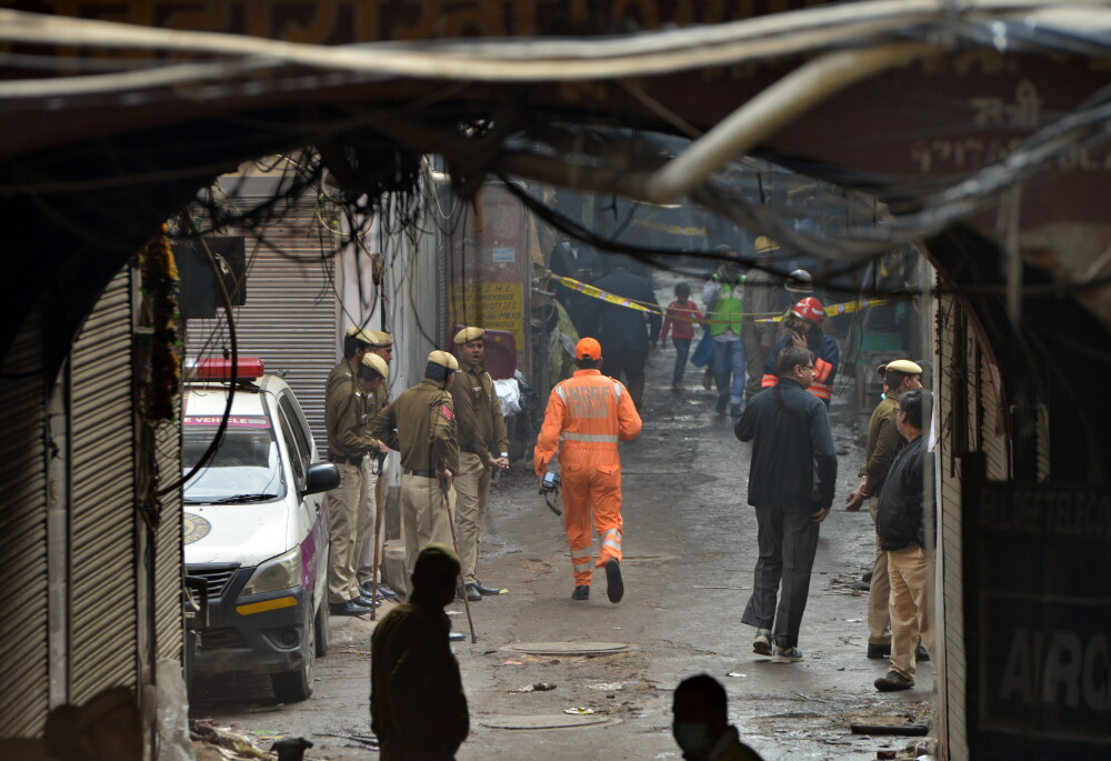 43 de persoane au murit din cauza unui incendiu la o fabrică din New Delhi, India - Imaginea 2
