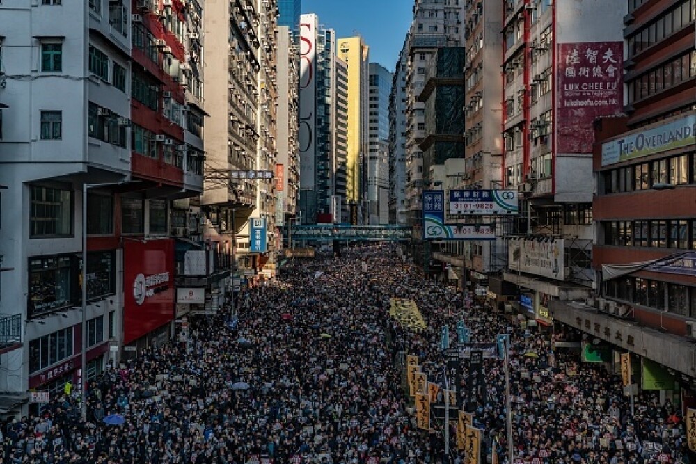 Manifestație în Hong Kong pentru drepturile omului. Zeci de mii de participanți - Imaginea 8
