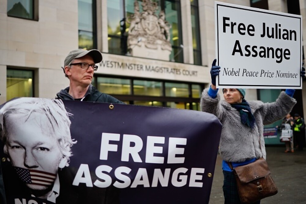 Julian Assange, audiat ca presupusă victimă a unor acte de spionaj - Imaginea 6