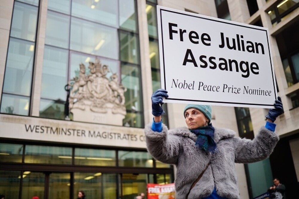 Julian Assange, audiat ca presupusă victimă a unor acte de spionaj - Imaginea 7