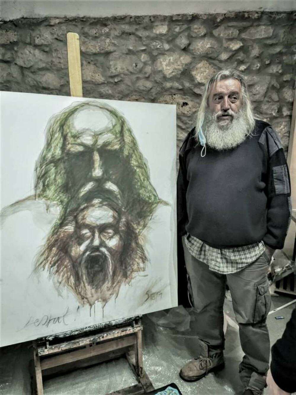 Valeriu Sepi, fost colaborator al trupei Phoenix, prezintă expoziția de pictură ”DeSemne” - Imaginea 2