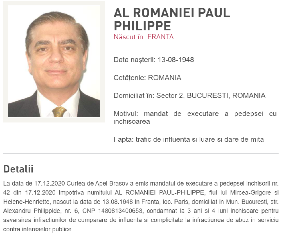 Paul al României a fost dat în urmărire internațională pentru a fi dus la închisoare. Prințul s-ar ascunde în Portugalia - Imaginea 6