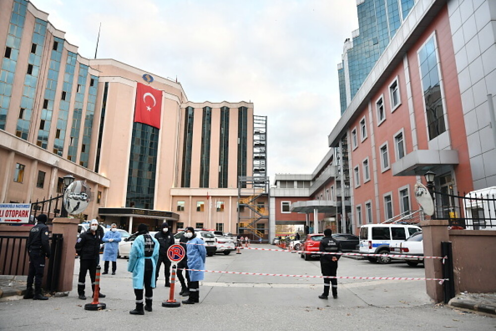 Incendiu la secția de Terapie Intensivă Covid-19 a unui spital din Turcia. Opt persoane au murit. GALERIE FOTO - Imaginea 2