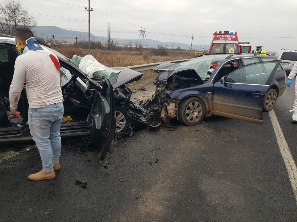 Accident grav produs pe DN1, în județul Sibiu. Două persoane au murit. FOTO - Imaginea 1