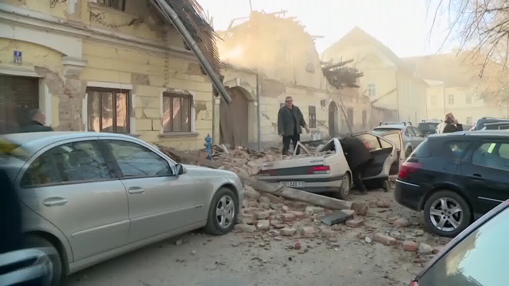 Cutremur puternic în Croația, cu magnitudinea 6,4. Cinci persoane au murit, printre care și o fetiță de 12 ani - Imaginea 5