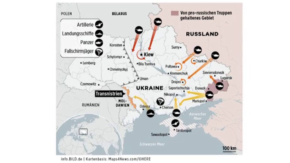 GRAFICĂ. Planul în trei pași prin care Putin ar vrea să cucerească Ucraina - Imaginea 2