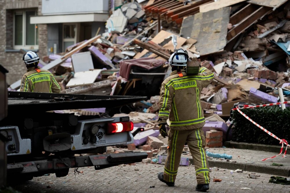 FOTO. O explozie puternică a distrus o clădire din Belgia. Opt persoane sunt date dispărute - Imaginea 4