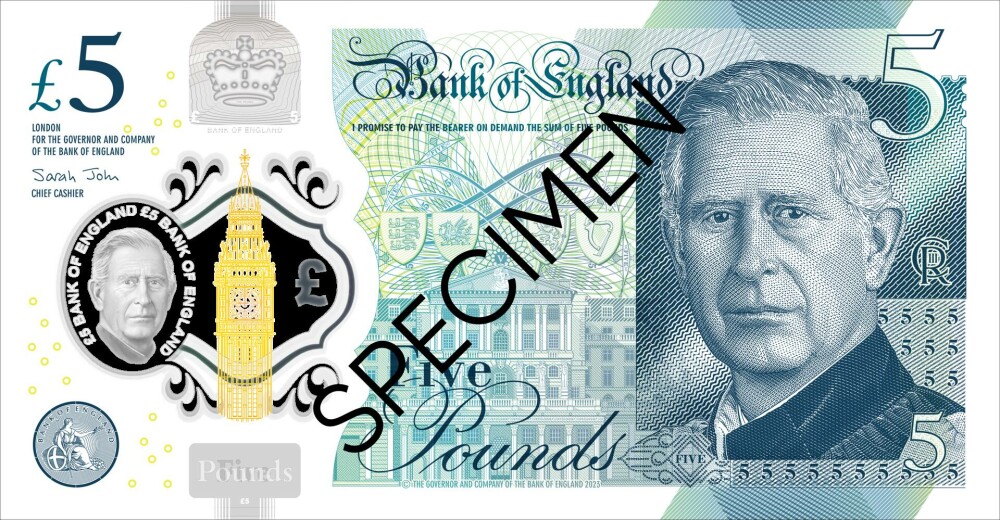 Moment istoric în Marea Britanie. Banca Angliei a dezvăluit design-ul noilor bancnote cu Regele Charles - Imaginea 7