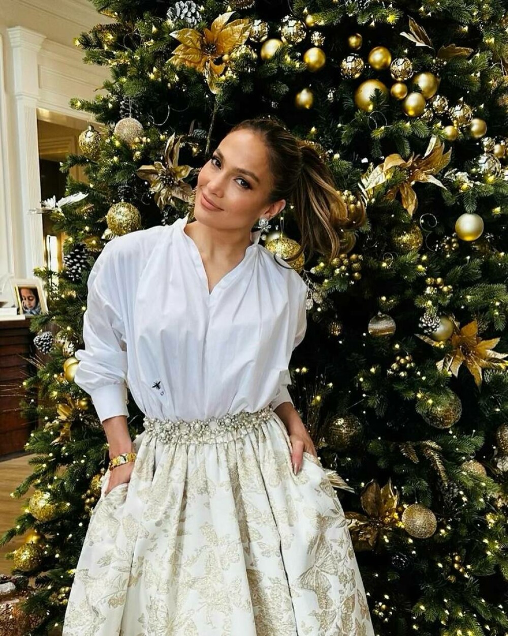 Cum arată casa lui Jennifer Lopez decorată de Crăciun. GALERIE FOTO - Imaginea 3